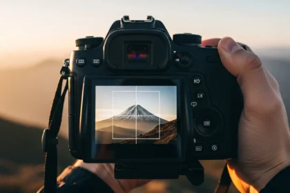 Composição fotográfica com assunto posicionado fora do centro e espaço à frente